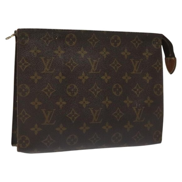 LOUIS VUITTON Monogram Poche Toilette 26 Pouch M47542 LV Auth KD196 - Picture 1 of 16